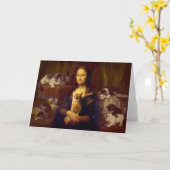Carte Mona Lisa (Fleur jaune)