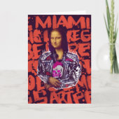 Carte Mona Lisa Art Punk (Devant)