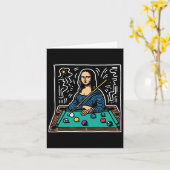 Carte Mona-lisa Billiards - Funny Mona-lisa Pool Billard (Fleur jaune)