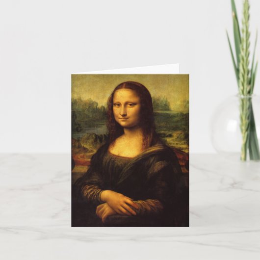 Carte Mona Lisa by Léonard de Vinci (Devant)