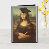 Carte Mona Lisa Casquette de troisième cycle (Fleur jaune)