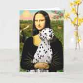 Carte Mona Lisa - Dalmatien (Fleur jaune)
