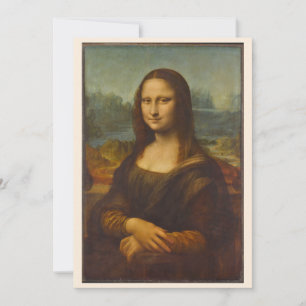 Carte Mona Lisa de Léonard de Vinci, Art Renaissance