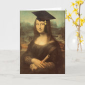 Carte Mona Lisa Graduation (Fleur jaune)
