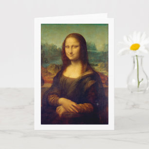Carte Mona Lisa, Léonard de Vinci