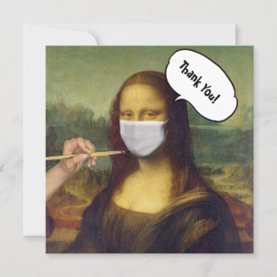 Carte Mona Lisa masquée