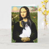 Carte Mona Lisa - Papillon 1 (Fleur jaune)