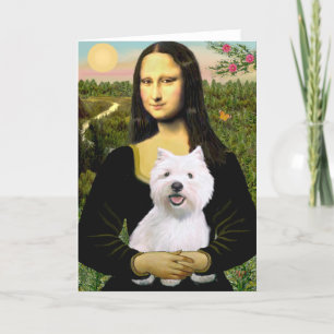 Carte Mona Lisa - Westie 2