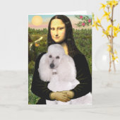 Carte Mona-Pood-White-Standard (Fleur jaune)