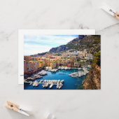 Carte Monaco, Côte d'Azur (Devant/Arrière en situation)