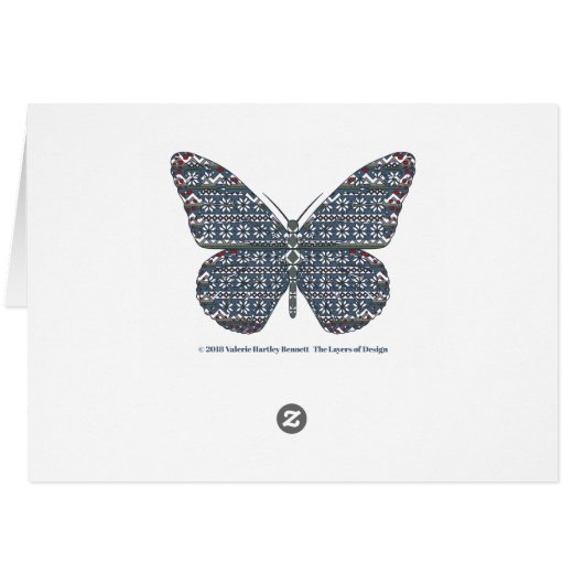 Carte Monarch nordique (Dos Horizontal)