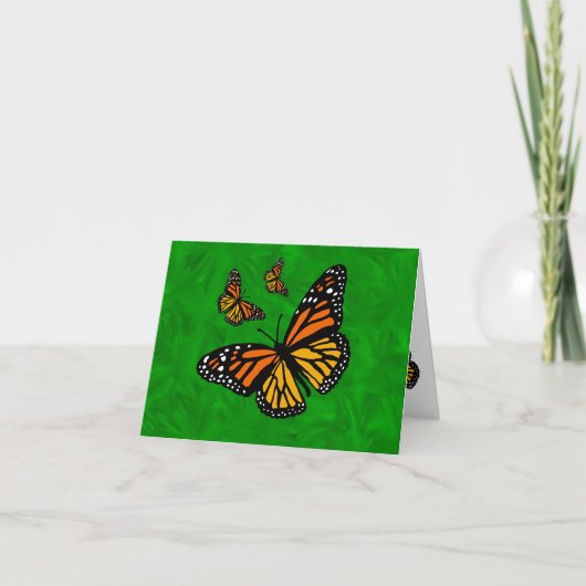 Carte Monarque Butterflies (Devant)