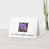 Carte Monarque de Card~ du jour de mère (Dos)