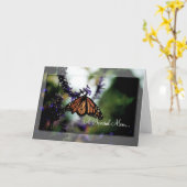 Carte Monarque de Card~ du jour de mère (Fleur jaune)