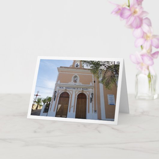 Carte Monastère de San Miguel à Lliria Town, Valence (Orchidée)