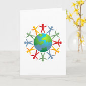 Carte Monde diversifié (Fleur jaune)