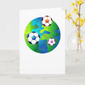 Carte monde du football (Fleur jaune)