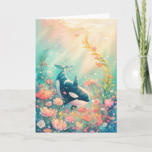 Carte Monde Floral Orca (Devant)