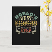 CARTE MONDE LE MEILLEUR NONNO JAMAIS (Fleur jaune)