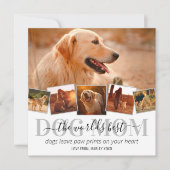 Carte Monde Meilleure maman de chien (Devant)