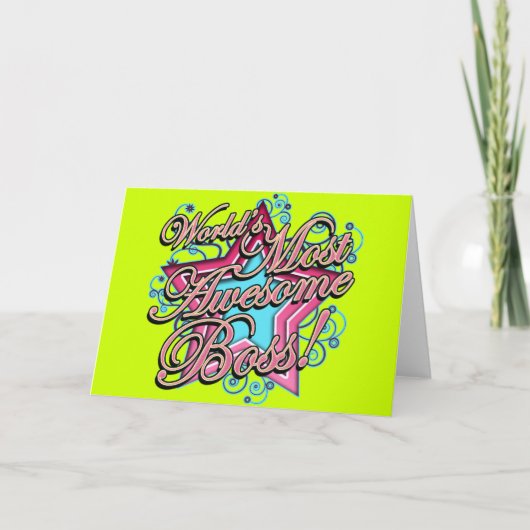 Carte Mondes Les Boss les plus géniaux (Devant)