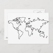 Carte mondiale (Devant / Derrière)