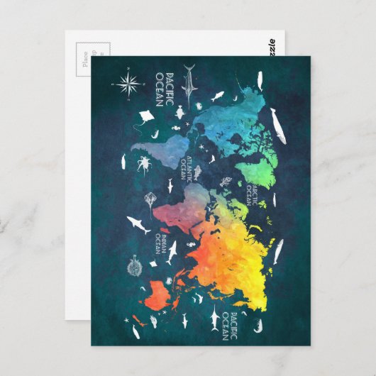 carte mondiale 12 (Devant / Derrière)