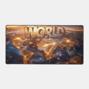 Carte Mondiale Mat Comptoir De Bureau Carte De Bur