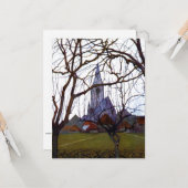 Carte Mondrian - Église du village (Devant/Arrière en situation)