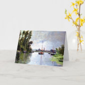 Carte Monet - Argenteuil seen from Small Arm of Seine (Fleur jaune)