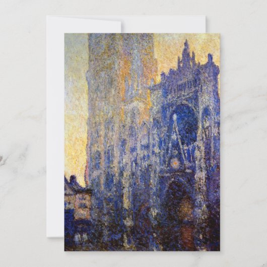 Carte Monet - Cathédrale de Rouen, Effet du matin (Devant)