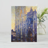 Carte Monet - Cathédrale de Rouen, Effet du matin (Debout devant)
