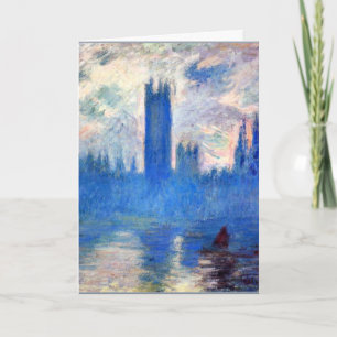 Carte Monet - Chambres du Parlement, Westminster