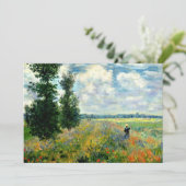 Carte Monet - Champ de pavot, Argenteuil (Debout devant)