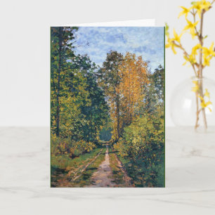 Carte Monet - Chemin en bois