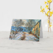 Carte Monet - Effet neige à Limetz (Fleur jaune)