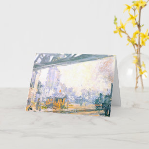 Carte Monet, Extérieur de la gare Saint-Lazare,