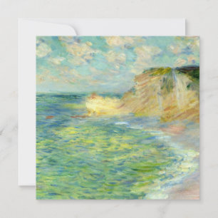 Carte Monet - Falaises à Amont, célèbre peinture