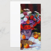 Carte Monet Flowers et Fruit (Devant / Derrière)