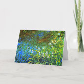 Carte Monet - Iris à la mer Rose Pond (Devant)