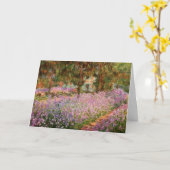 Carte Monet - Irises dans le jardin de Monet (Fleur jaune)