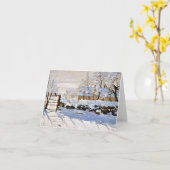 Carte Monet - La Magpie (Fleur jaune)