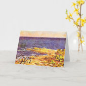 Carte Monet - La Méditerranée à Antibes (Fleur jaune)