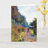 Carte Monet - Le chemin protégé (Fleur jaune)