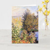Carte Monet - Le jardin de Hoschede à Montgeron (Fleur jaune)