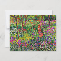 Monet - Le jardin d'Iris à Giverny
