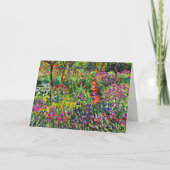 Carte Monet - Le jardin d'iris à Giverny (Devant)