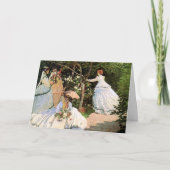 Carte Monet - Les femmes dans le jardin (Devant)