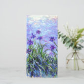Carte Monet Lilac Irises (Debout devant)