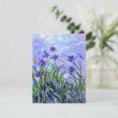 Carte Monet Lilac Irises (Debout devant)